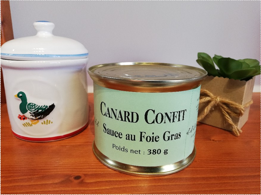 Canard Confit sauce au Foie Gras