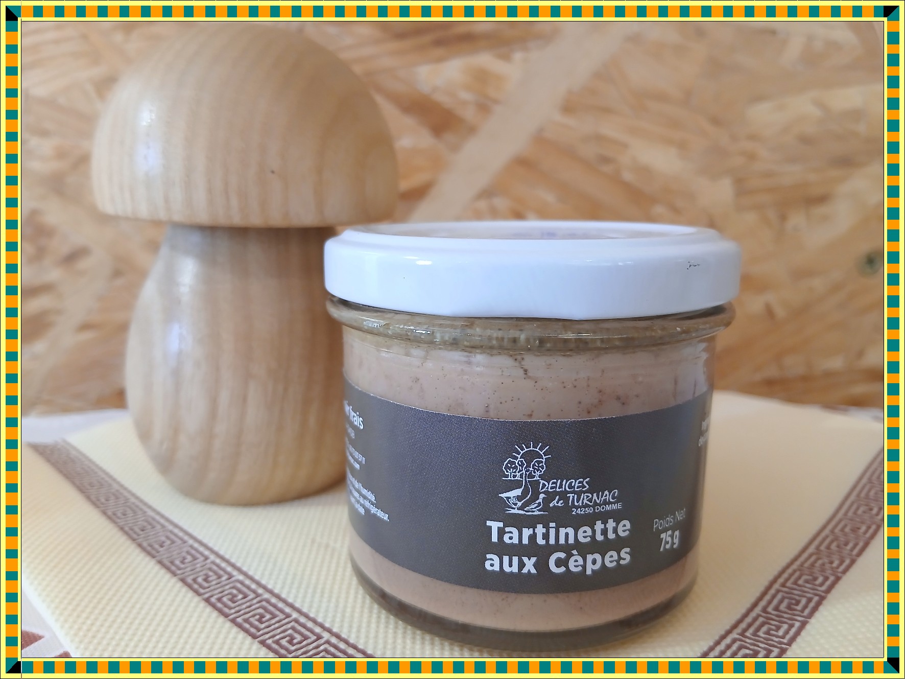 Tartinette au Cèpes