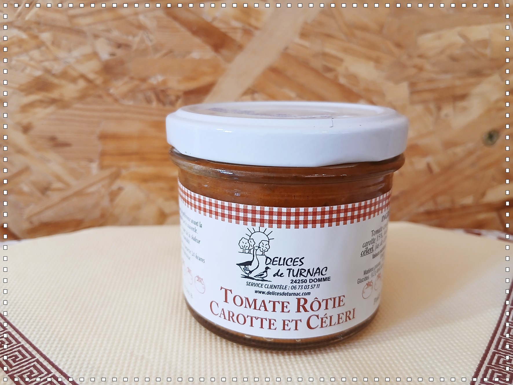Tartinables : Tomate Rôtie Carotte Céleri