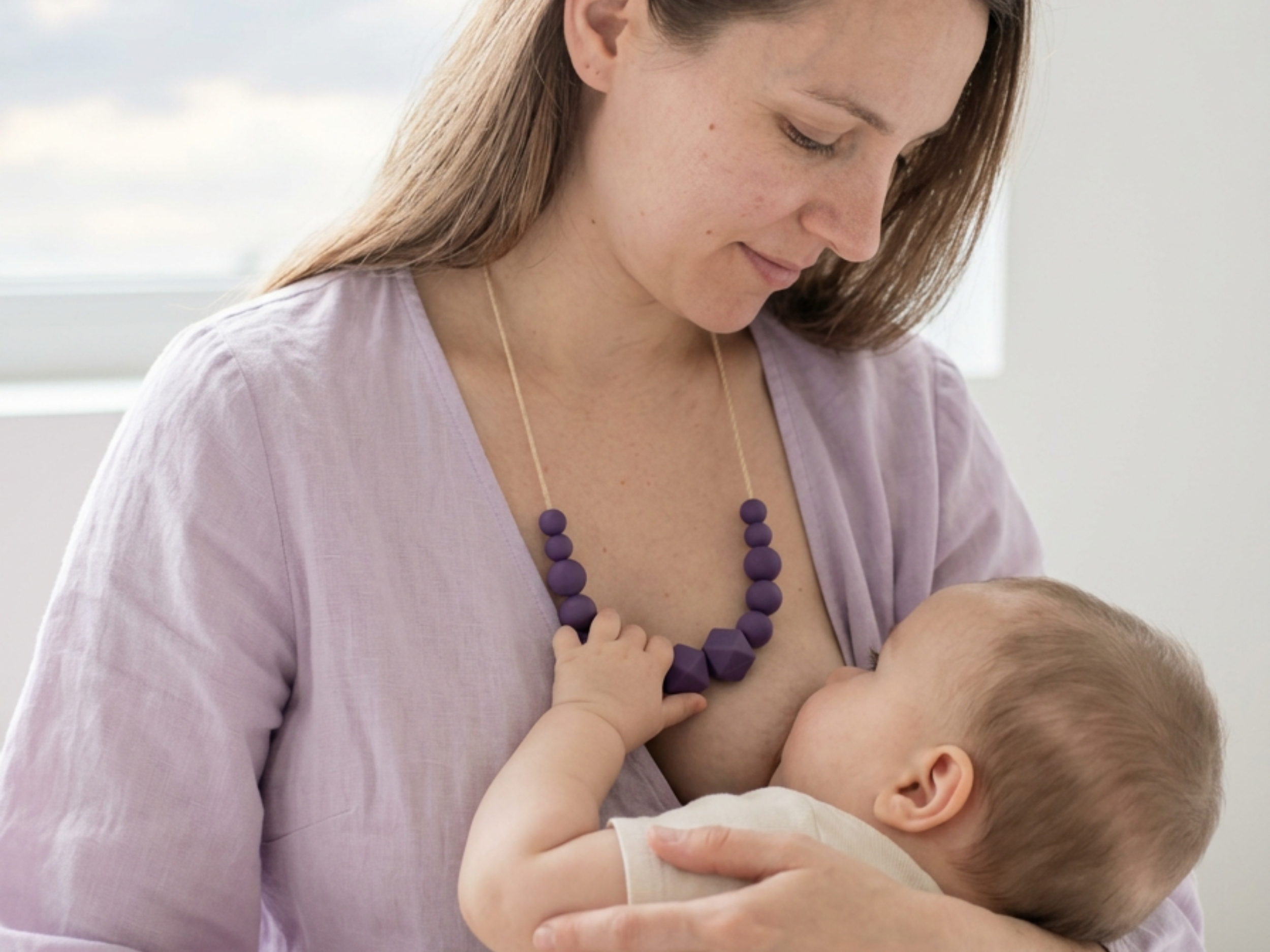 Collier allaitement silicone waterproof | Majolieperle