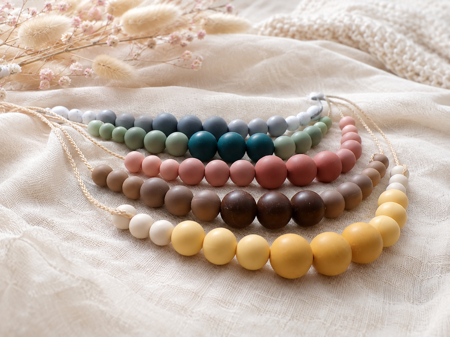 Collier femme silicone collier dallaitement Vague
