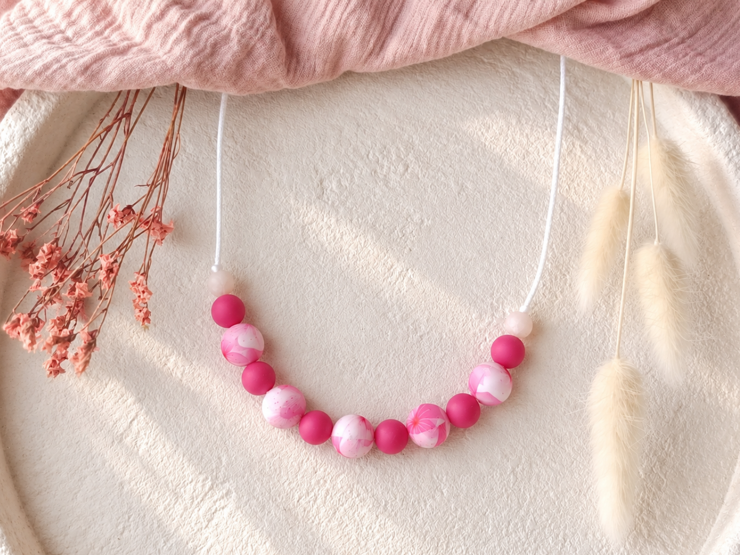 Collier femme fleuri - Allaitement et portage | Flora