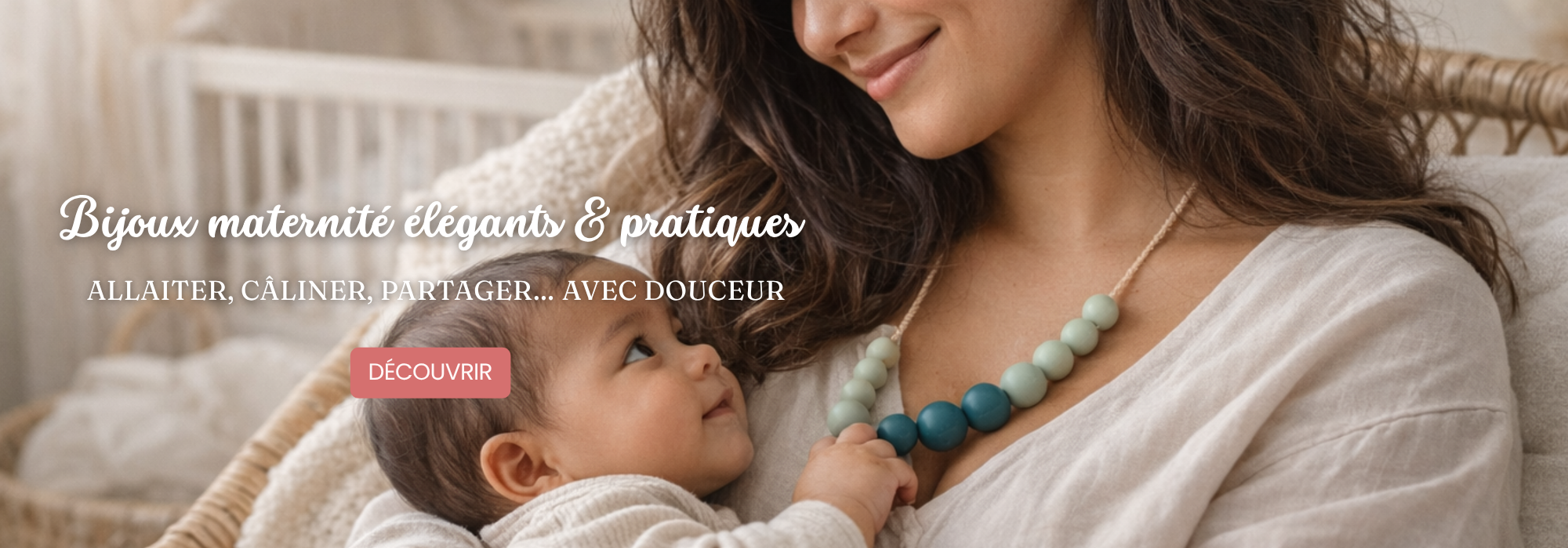 Colliers d'allaitement silicone doux et pratiques