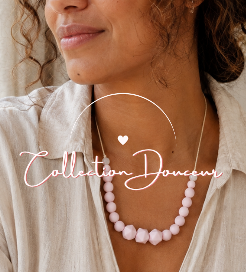 Collection douceur - Bijoux femme silicone - Allaitement portage - Majolieperle