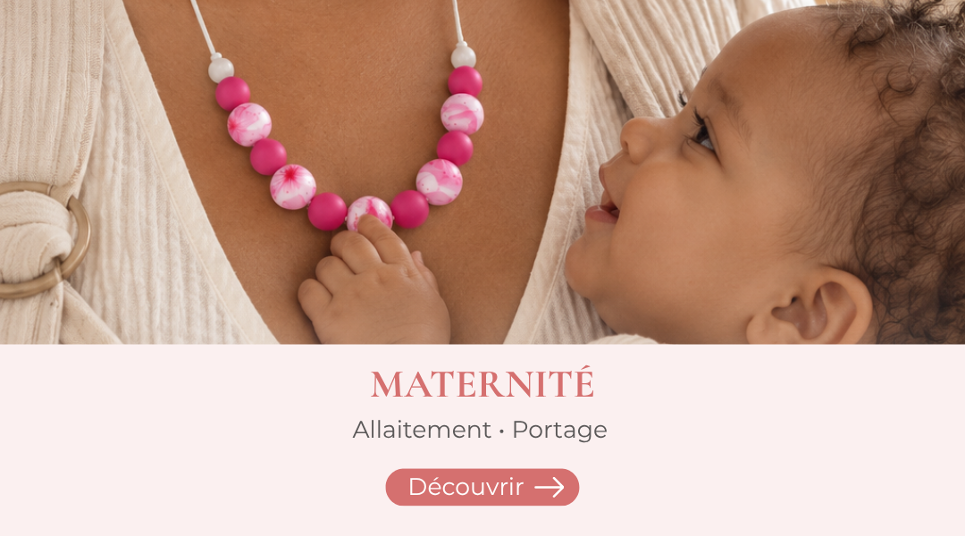 Collier d'allaitement et de portage - Bijoux maternité