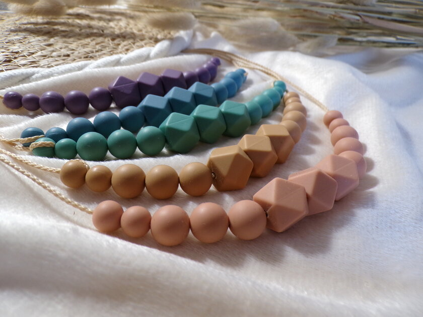 Collection Ondine Ligne Galet - Colliers femme en silicone