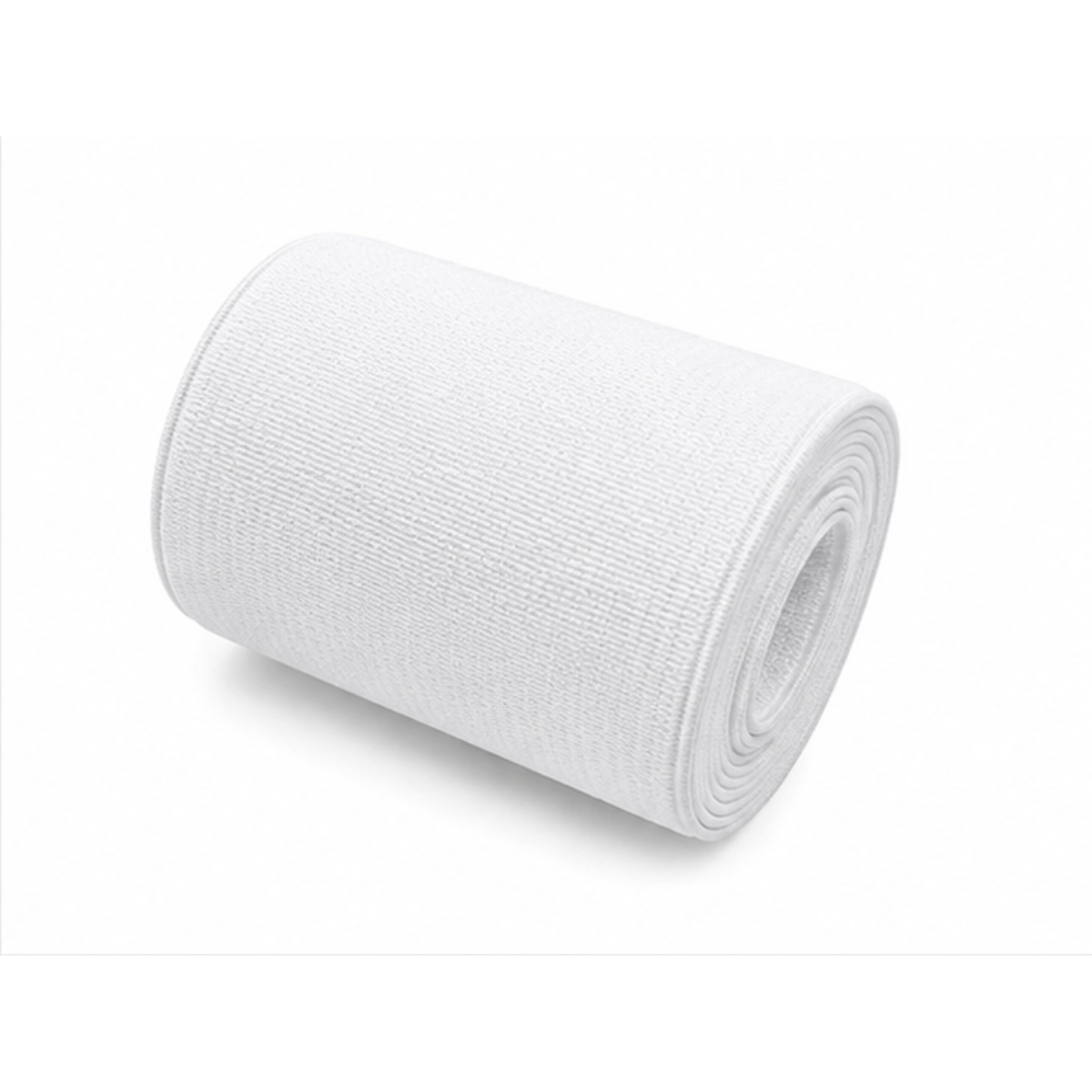 élastique côtelé blanc 40 mm 80 cm