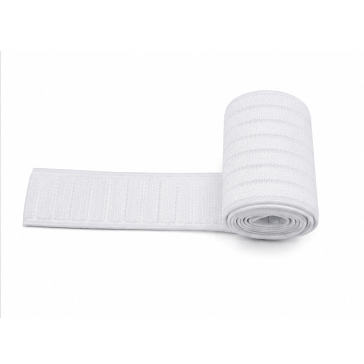 coupon élastique gros grain blanc déstockage