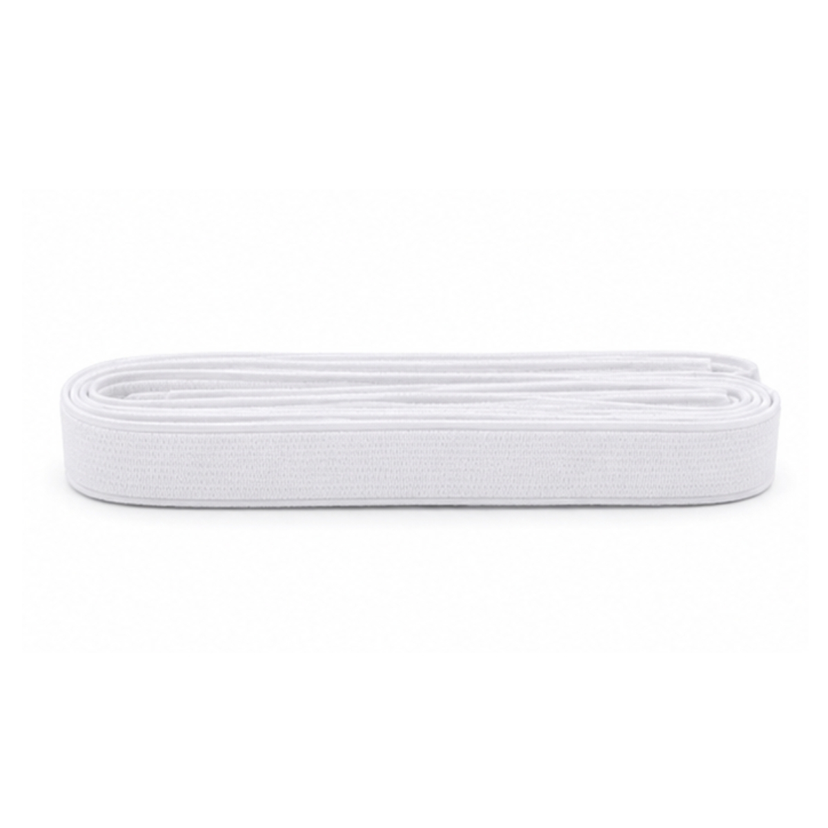 élastique côtelé blanc 20 mm 1,90 m