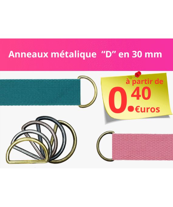 Anneaux "D" en 30 mm