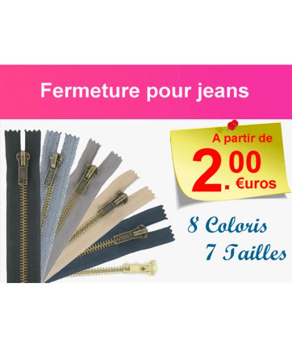 fermeture pantalon jeans N°5
