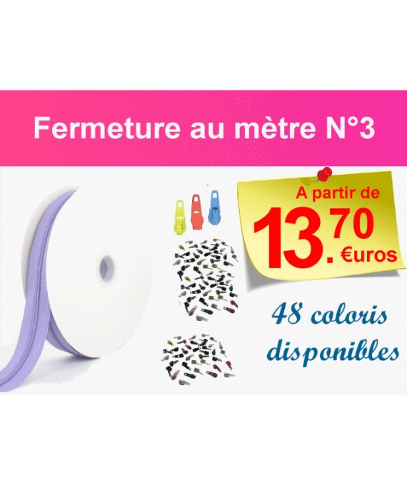 Fermeture au mètre N°3