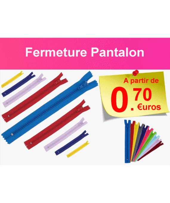 Fermeture nylon N°3 - 15 cm