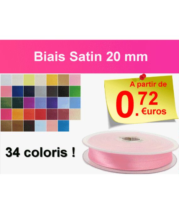 Biais Satin 20 mm