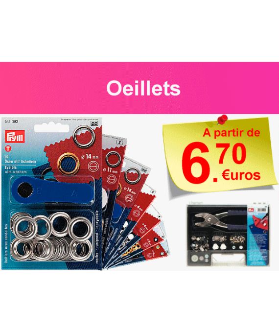 Oeillets à sertir