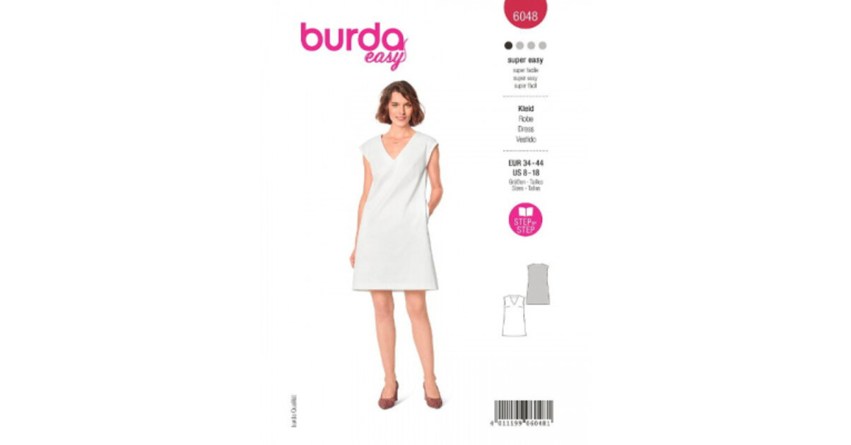 Patron Couture Burda Chasuble POP - Tailles 38 à 48, Femme, Neuf