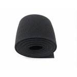 élastique large noir pour ceinture