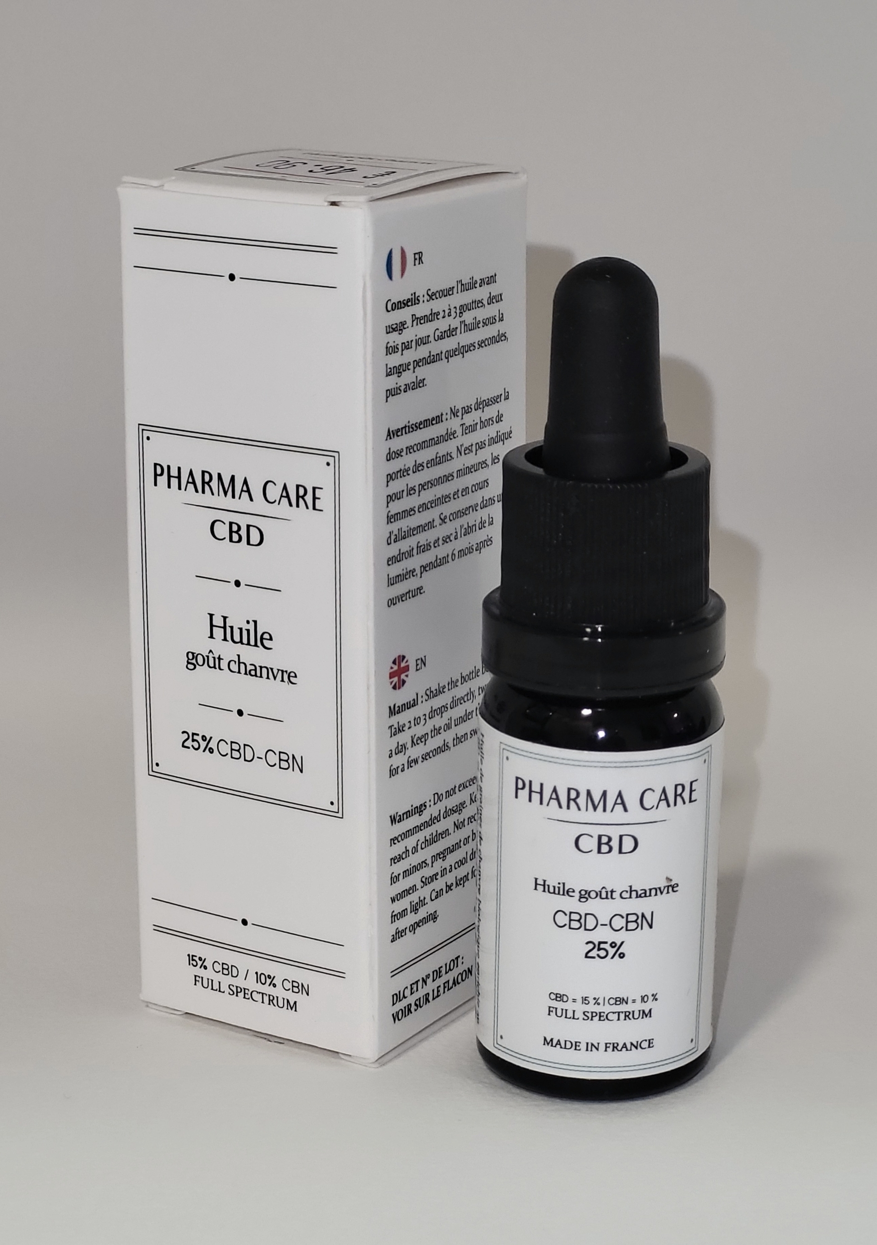Huile 25% CBD CBN