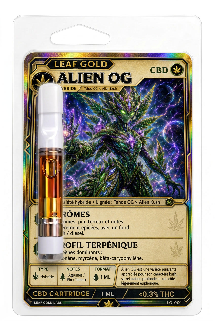 CARTOUCHE CBD ALIEN OG