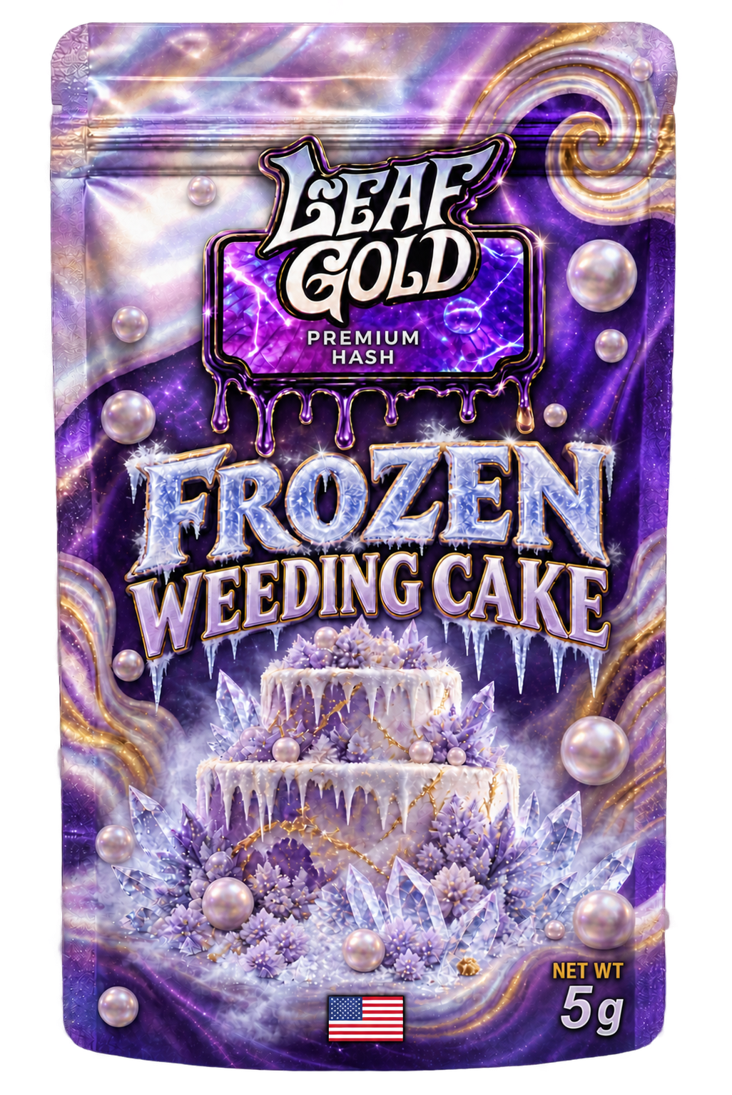 HASH FROZEN WEDDING CAKE THCA
