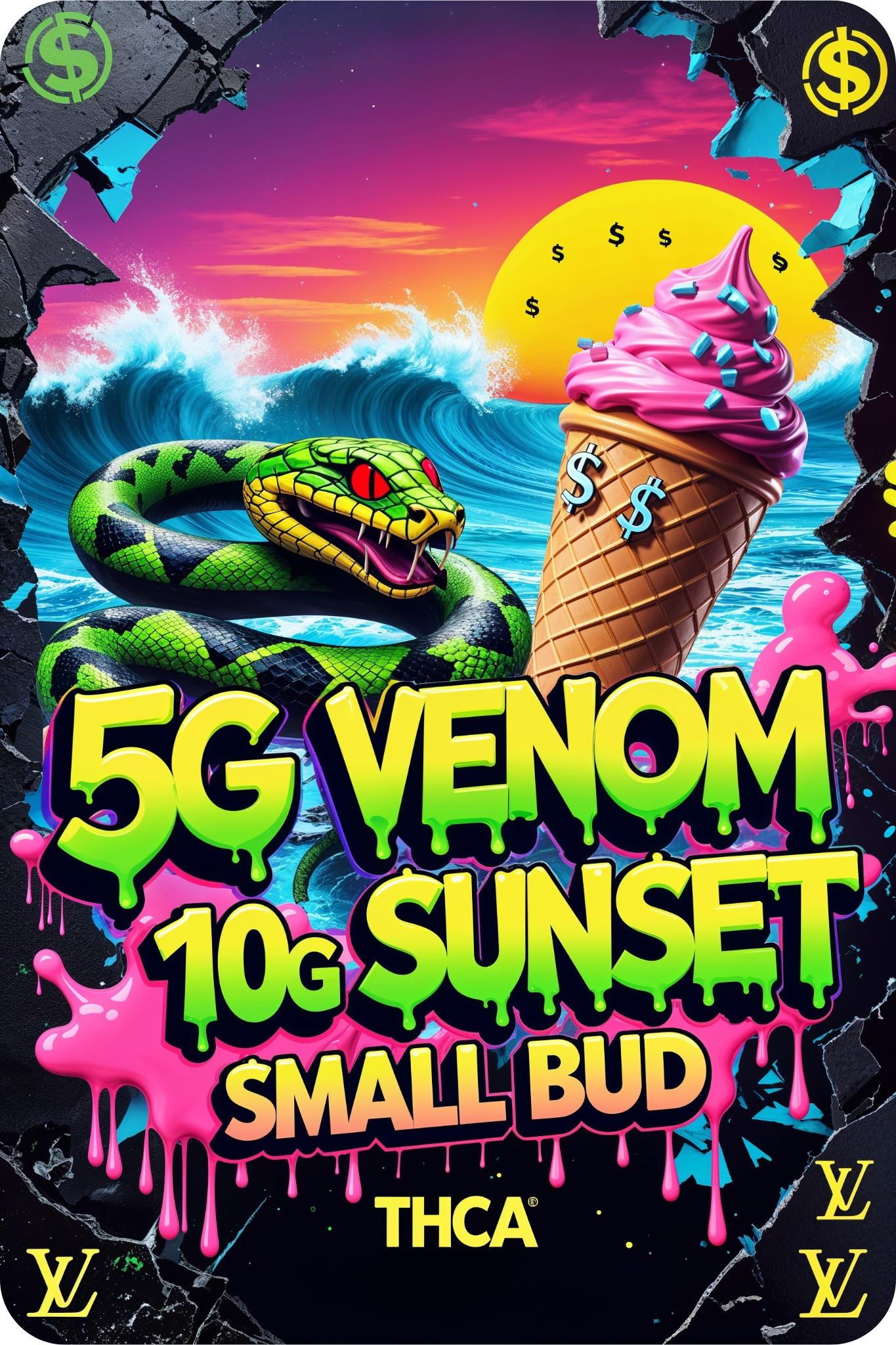 Combo Venom x Sunset Sherbet – Hash THCA &amp; Fleurs Premium