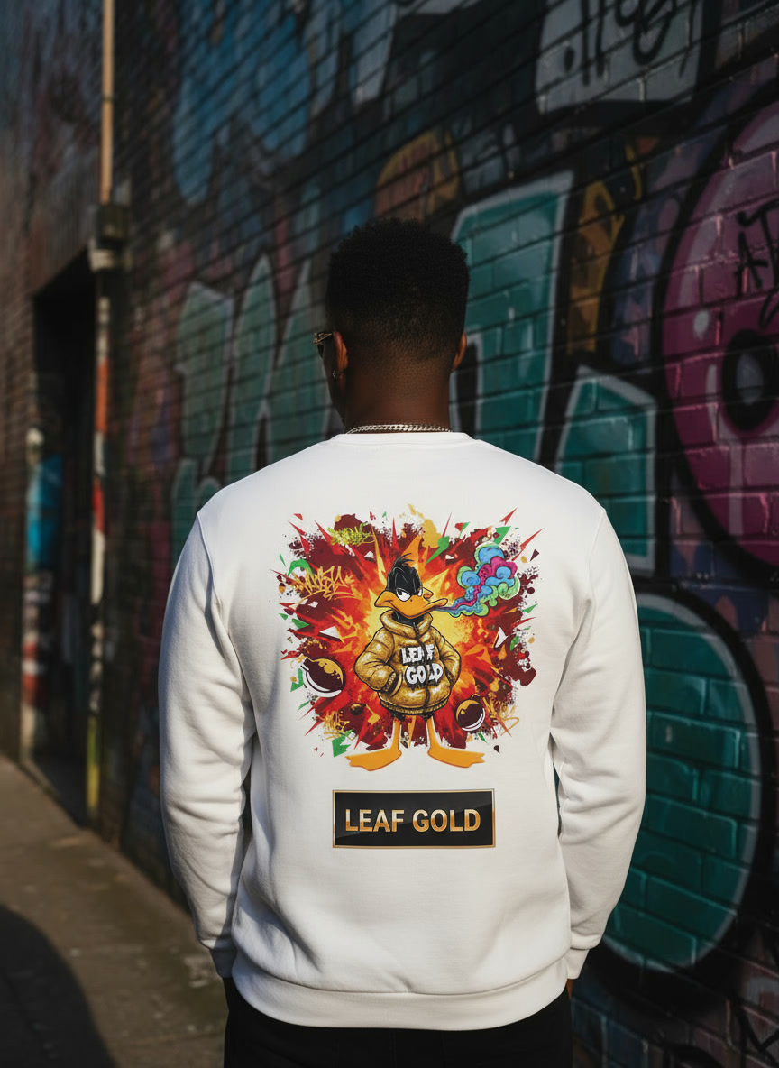 LEAF GOLD CLOTHING , VETEMENT CANNABIS , PULL CANNABIS (3)