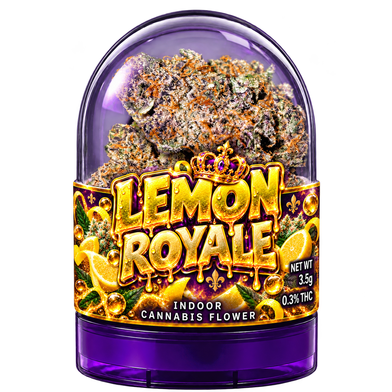 Pot Leaf Gold Lemon Royale