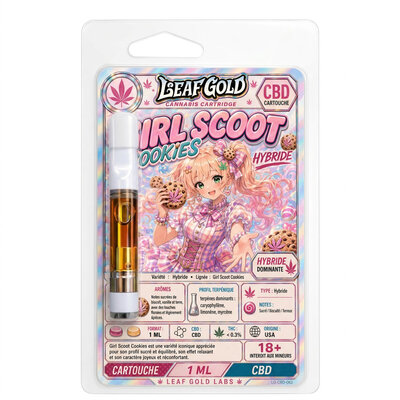 CARTOUCHE CBD THCA GIRL SCOOT COOKIE FRANCE