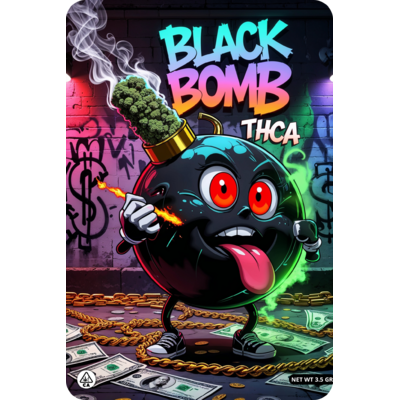 Acheter Black Bomb THCA USA en ligne – variété rare chez Leaf Gold