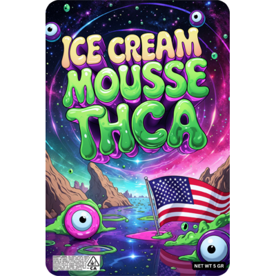 Hash Ice Cream Mousse THCA AAAA+ Californie 100% Naturel Premium - Leaf Gold