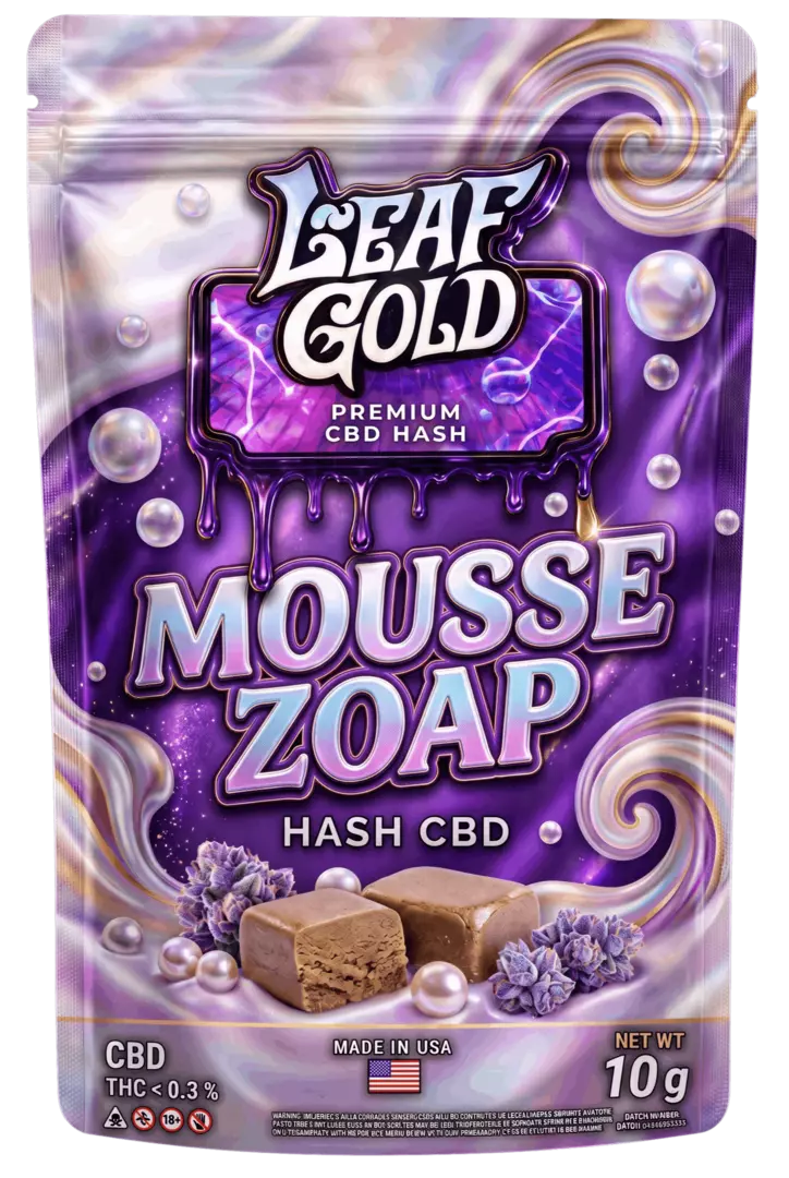 Hash CBD La Mousse Zoap USA - Leaf Gold
