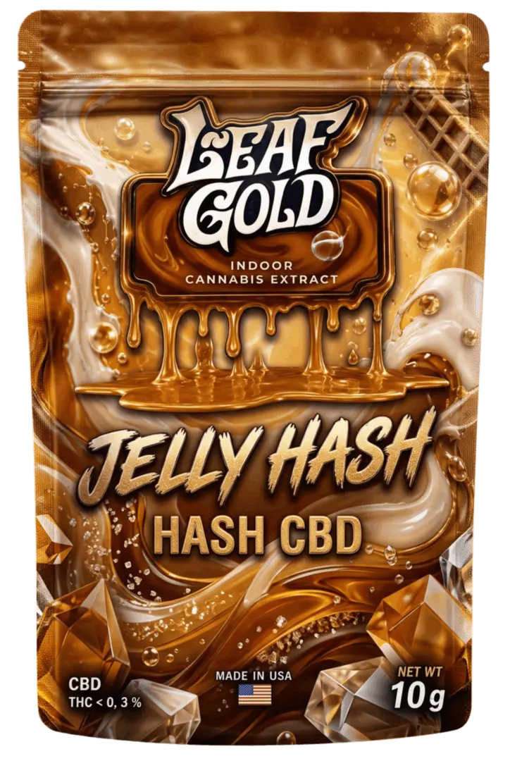 Jelly Hash CBD USA - Leaf Gold