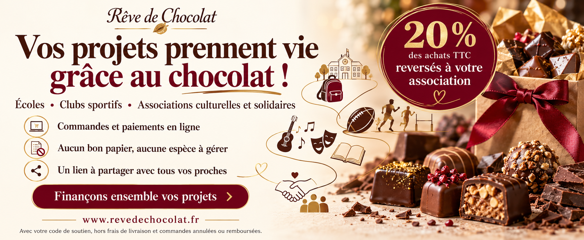 chocolat solidaire pour vos projets