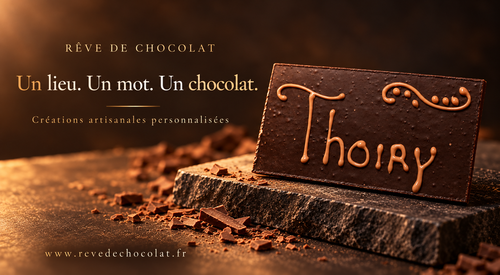 plaque de chocolat artisanal thoiry