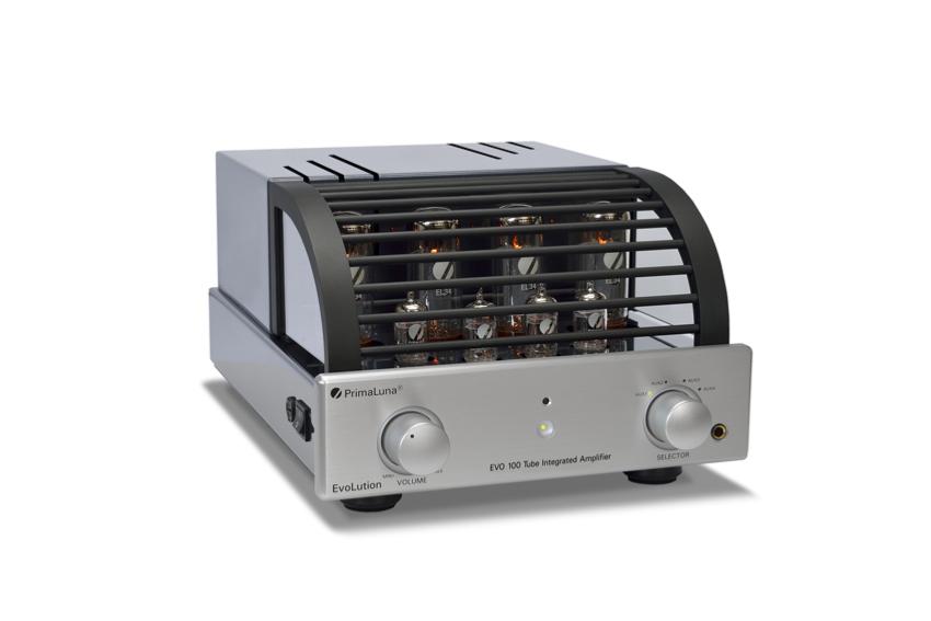 172b-PrimaLuna-EVO-100-Tube-Integrated-Amplifier-silver-slanted-white-backgr