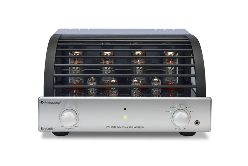 101b-PrimaLuna-Evo-200-Tube-Integrated-Amplifier-silver-front-white-backgrou