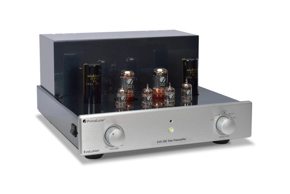 084b-PrimaLunaEvo200TubePreamplifier-silver-slanted-withoutcage-whitebackgro