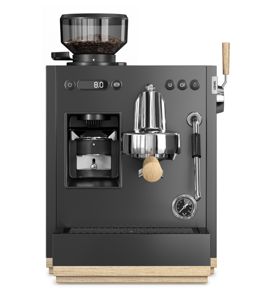 Loewe aura.pure - Machine à Café en Grain - Noir & Bois