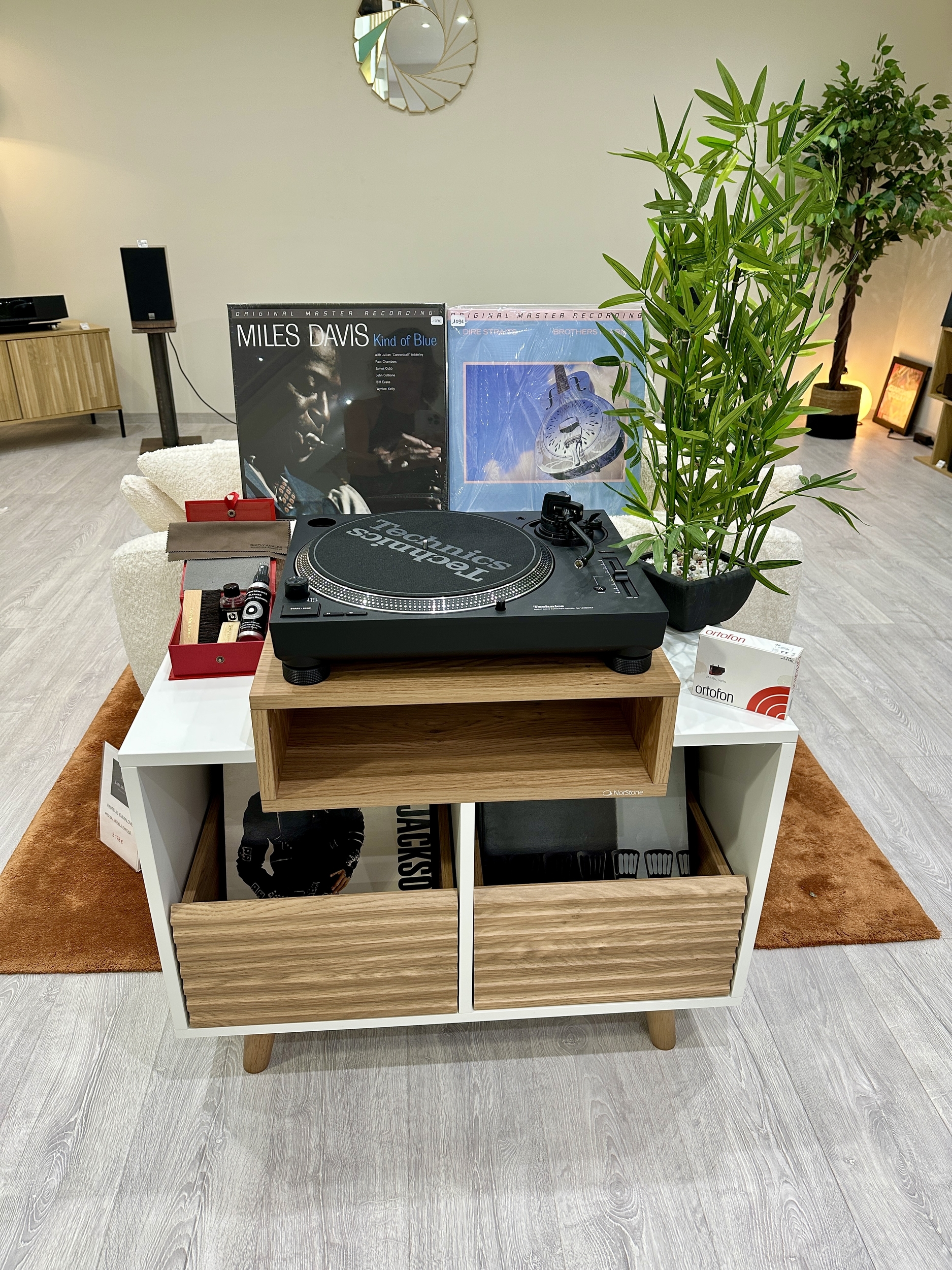 Pack cadeau AVP 30th avec meuble norstone Oslo + platine vinyle technics sl 1210 mk7......