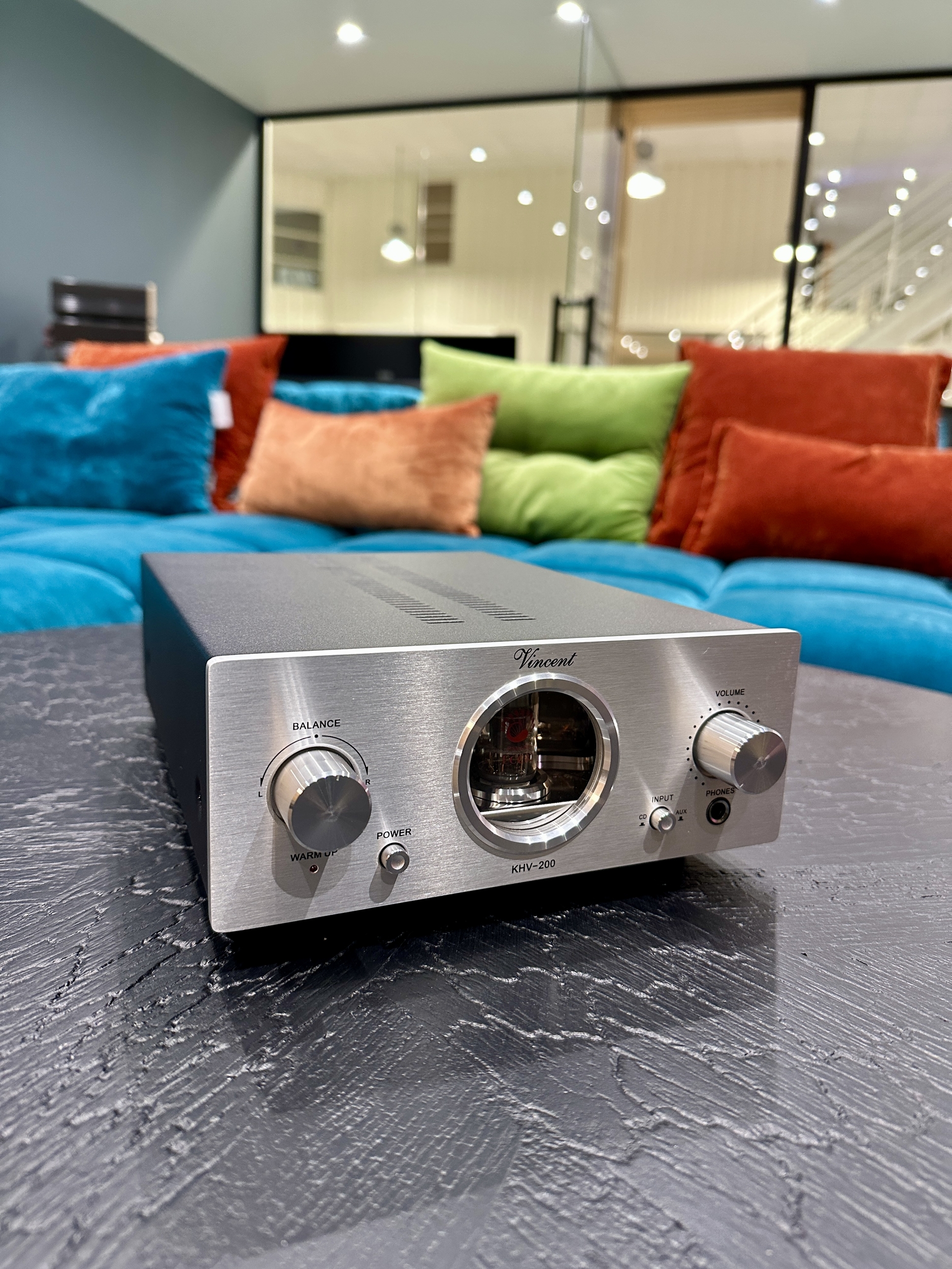 VINCENT KHV-200  SILVER. AMPLIFICATEUR POUR CASQUE À LAMPE EN ÉCOUTE...