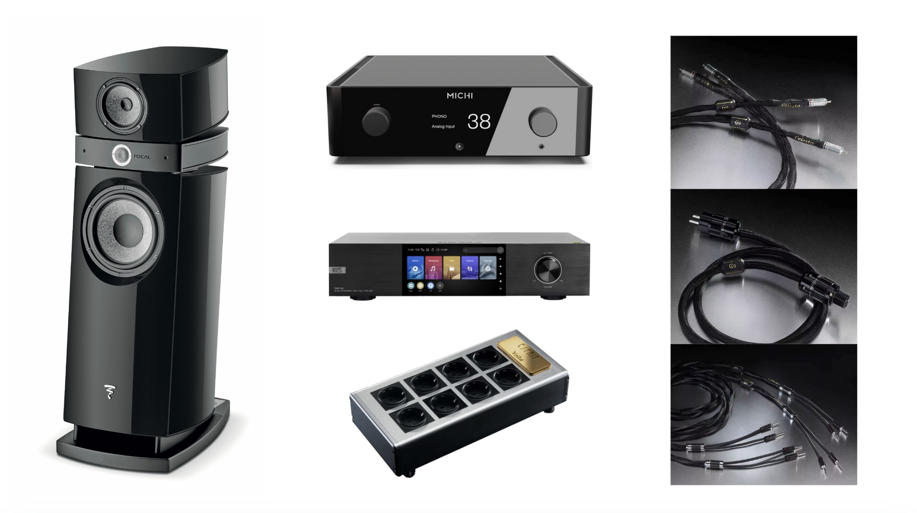 Chaine Focal Scala Evo Utopia- Michi X3 - Eversolo DMP A8 - Cables Esprit Celesta G9 & Volta - 13730€* de produits offert 30th AVP