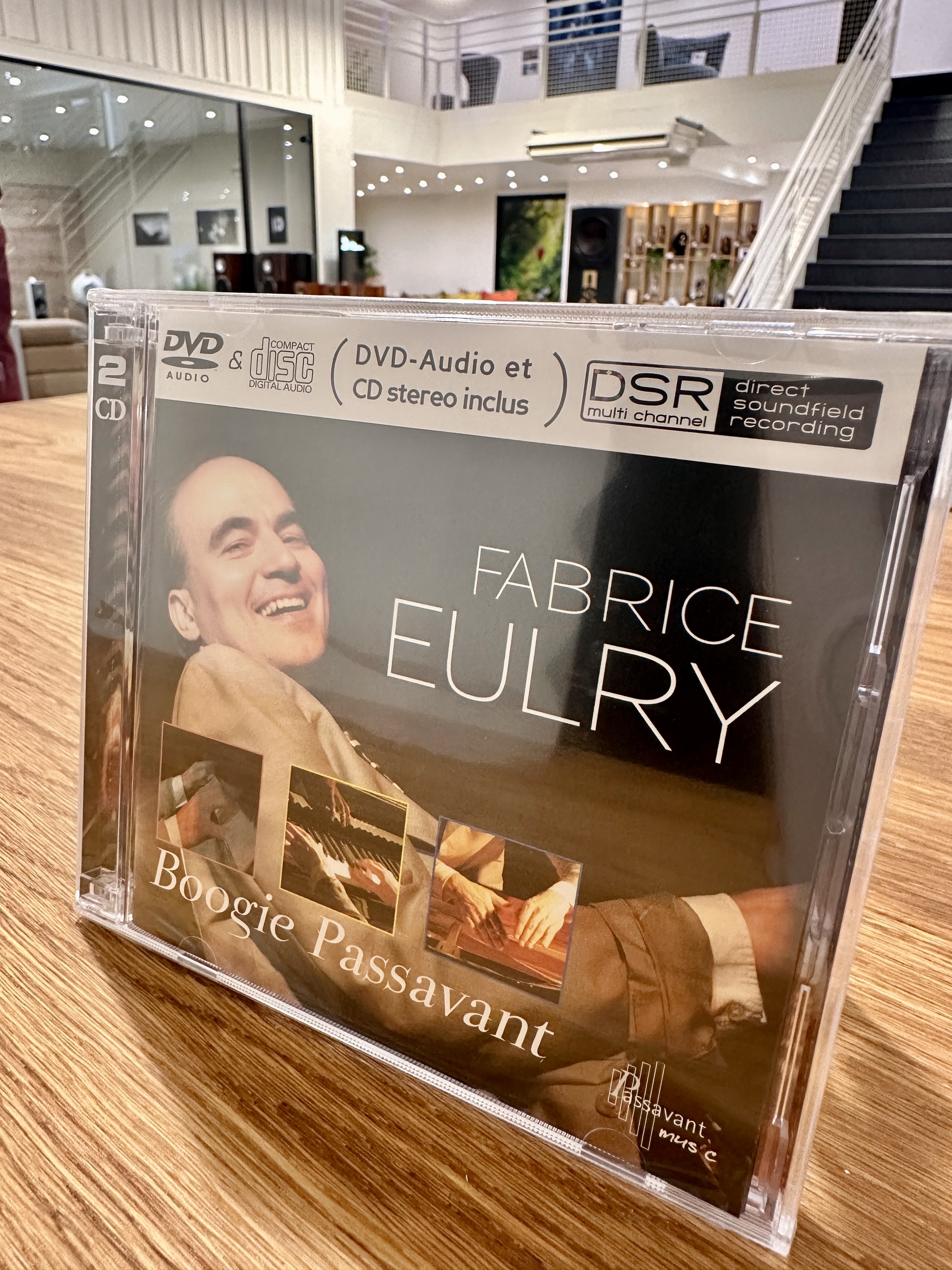 FABRICE EULRY, BOOGIE PASSAVANT, DVD AUDIO ET CD STEREO INCLUS