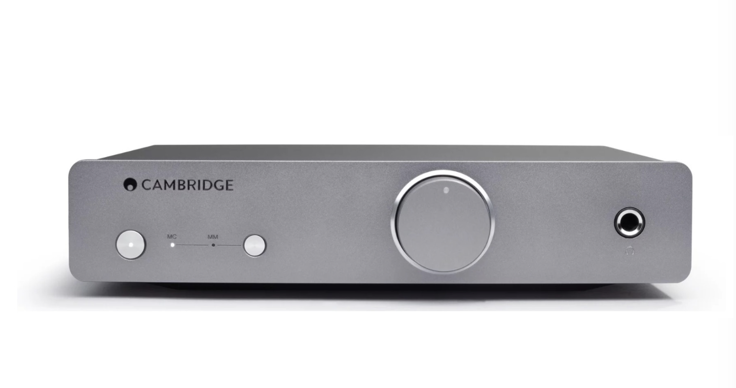 CAMBRIDGE AUDIO DUO MM & MC PHONO-PRÉAMP AVEC AMPLIFICATEUR CASQUE LUNA GREY