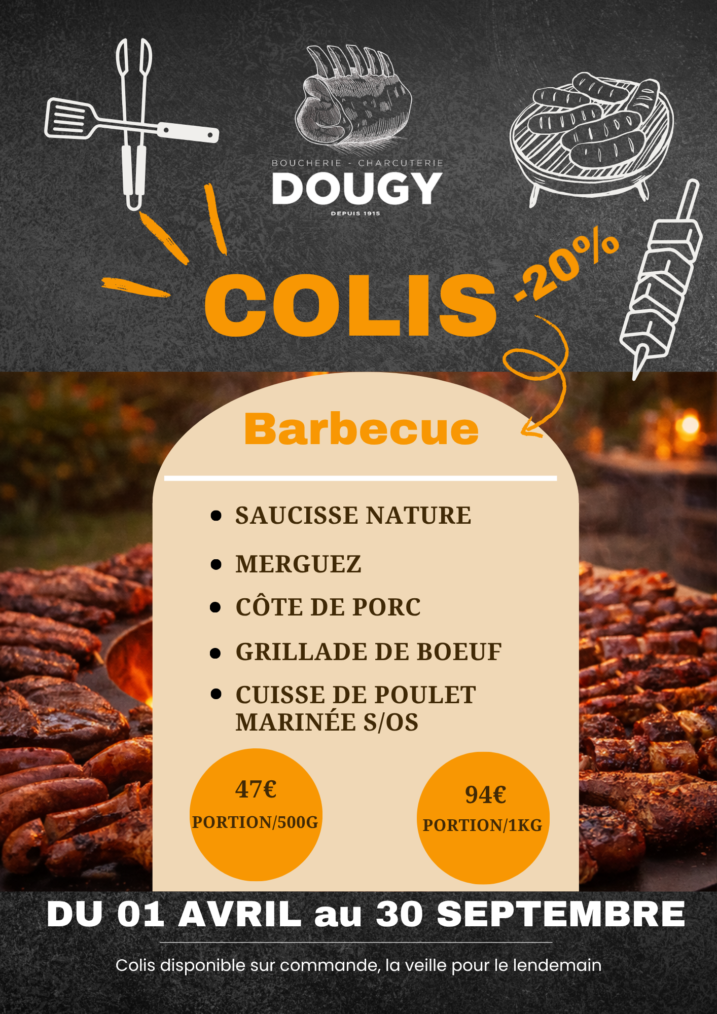 COLIS BARBECUE