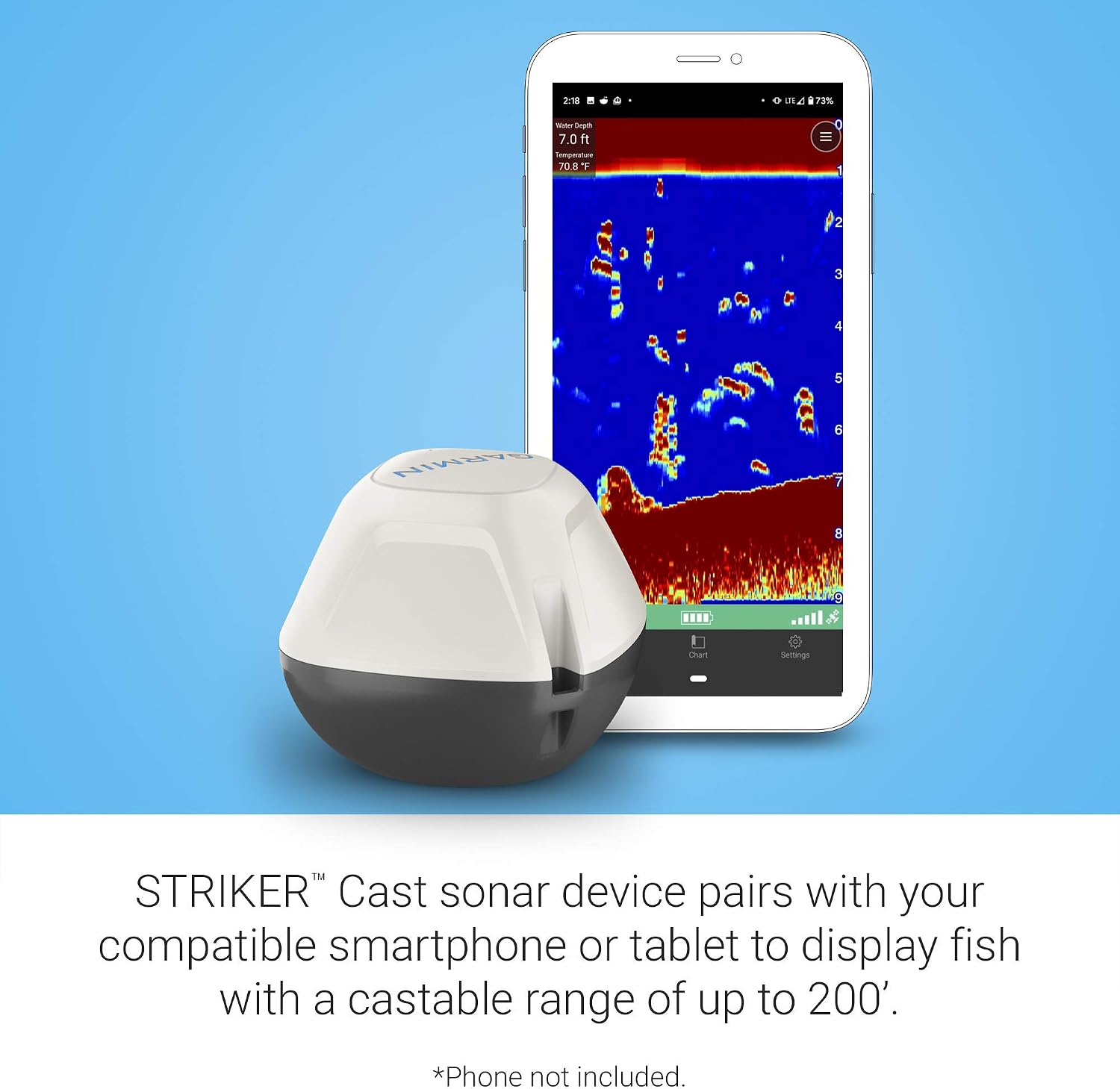 Sondeur à lancer Garmin Striker Cast sans GPS, photo 3