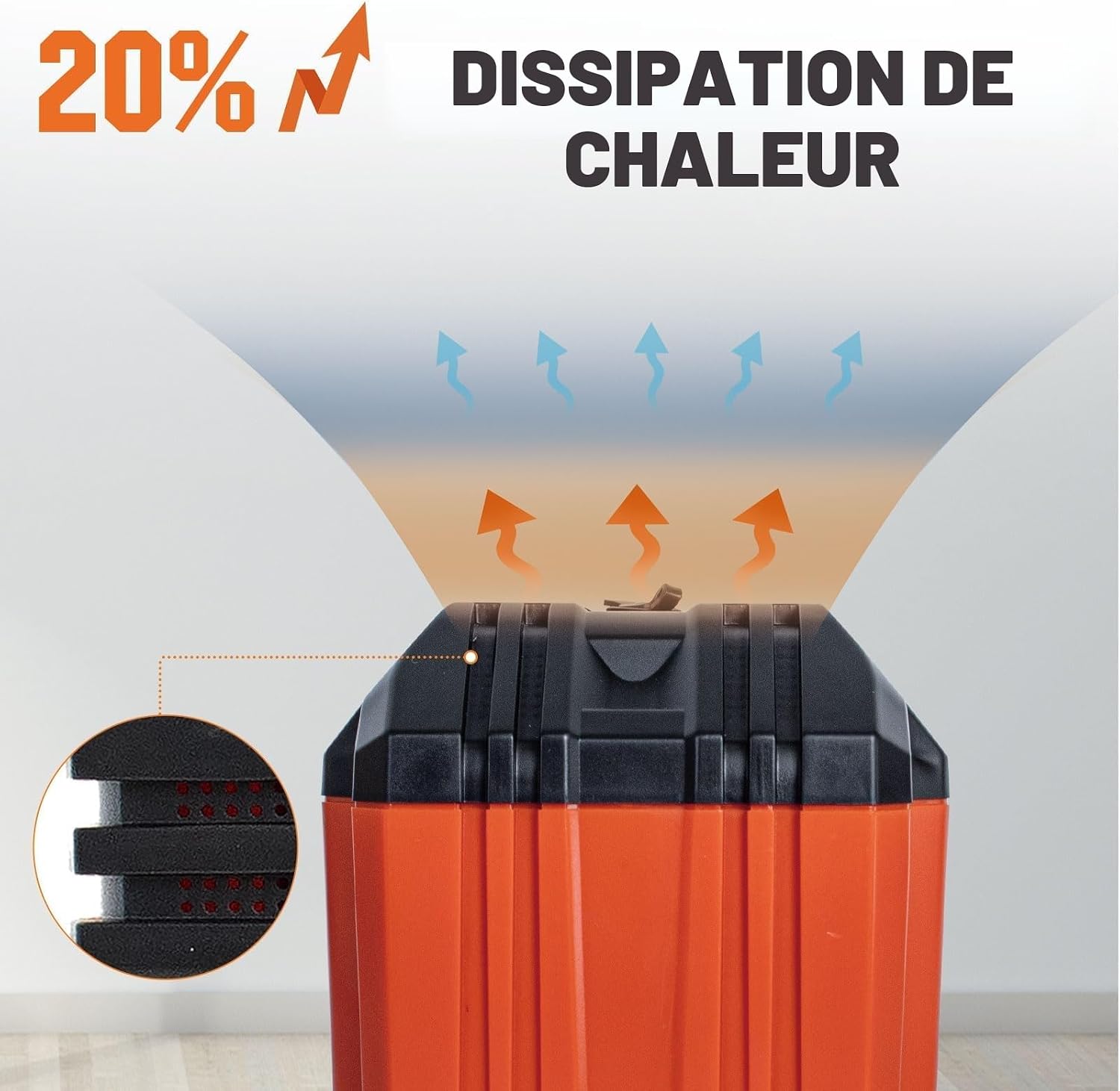 Batterie lithium LiFePO4 12 V 20 Ah pour moteur de traîne, photo 4