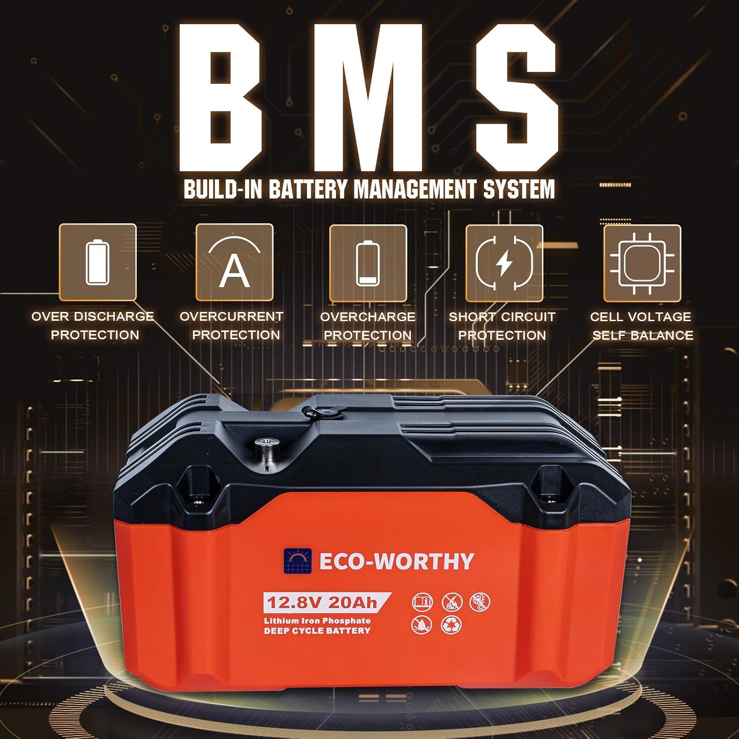 Batterie lithium LiFePO4 12 V 20 Ah pour moteur de traîne, photo 7