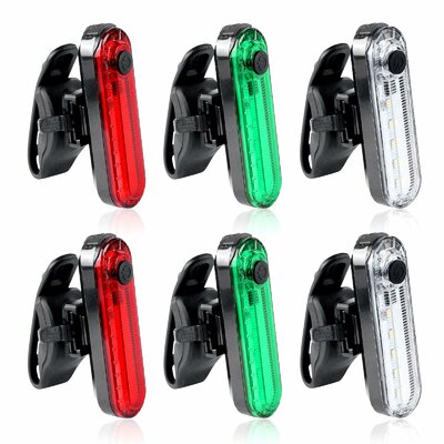 Lot de 6 feux de navigation LED rechargeables pour kayak