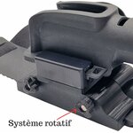 Support canne et épuisette rotatif Artisan 3D pour float tube, photo 7