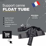Support canne et épuisette rotatif Artisan 3D pour float tube, photo 8